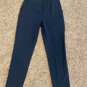Babaton Navy Tapered Dress Pants